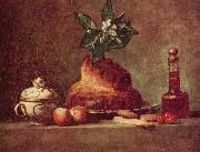 jean-Baptiste-Simeon Chardin, Stilleben mit Brioche